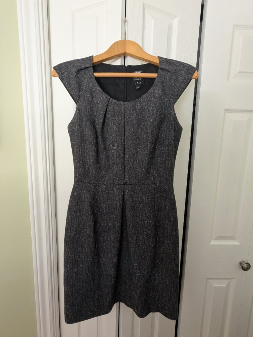 Jax Gray Sleeveless Sheath Dress
